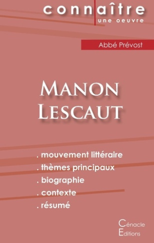 Manon Lescaut. Fiche de lecture