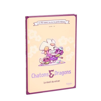 La BD dont tu es le petit héros : Chatons & Dragons Tome 3 : Le réveil du volcan