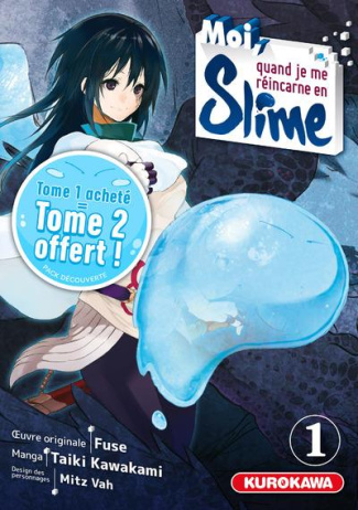 Moi, quand je me réincarne en Slime : Pack en 2 volumes : Tomes 1 et 2