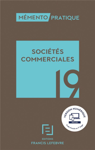 Sociétés commerciales. Edition 2019