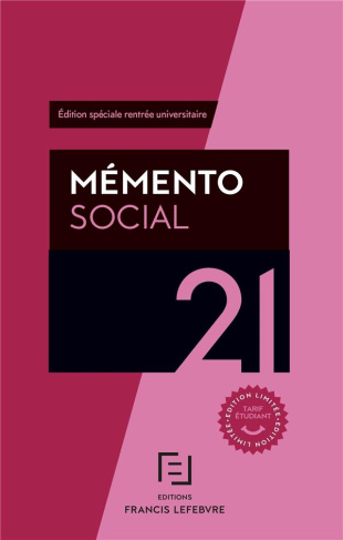 Mémento social. Edition limitée