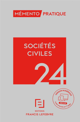 Sociétés civiles. Edition 2024
