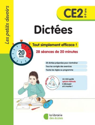 Dictées CE2. 28 séances de 20 minutes, Edition 2023