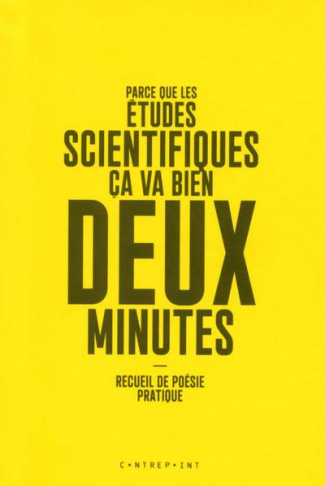 Parce que les études scientifiques ça va bien deux minutes