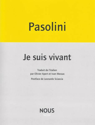 Je suis vivant. Edition bilingue français-italien