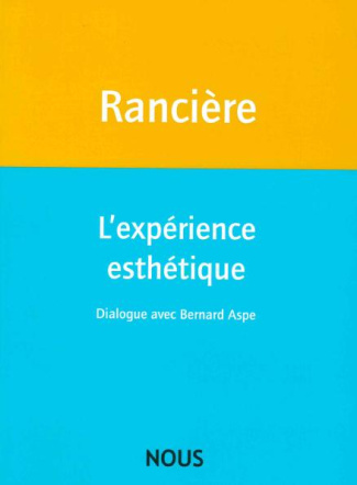 L'expérience esthétique