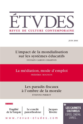 Etudes N° 4228 - Juin 2016