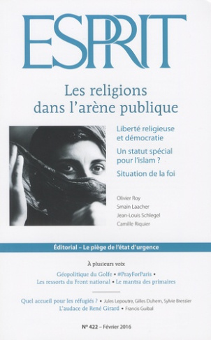 Esprit N° 422, Février 2016 : Les religions dans l'arène publique