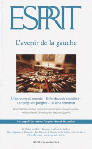 Esprit N° 427, septembre 2016 : L'avenir de la gauche