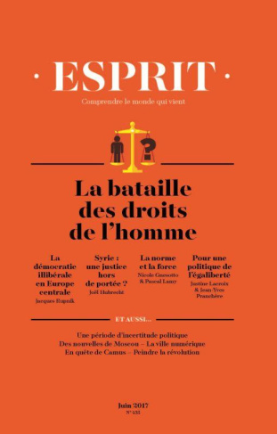 Esprit N° 435, Juin 2017 : La bataille des droits de l'homme