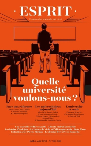 Esprit N° 499-500, Juillet-août 2023 : Quelle université voulons-nous ?