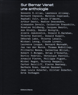 Sur Bernard Venet. Une anthologie