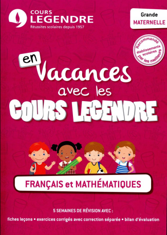 Cahier de vacances grande maternelle