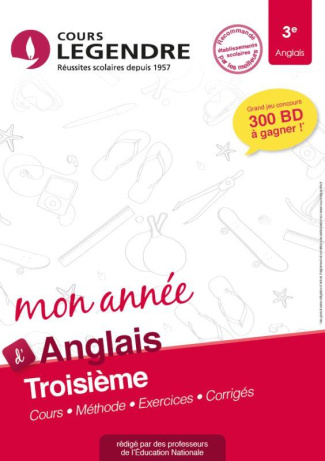 Anglais 3e. Cours, méthode, exercices, corrigés