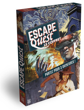 Escape Quest : Coffret en 3 volumes : A la recherche du trésor perdu ; Au delà du virtuel ; Seul dan
