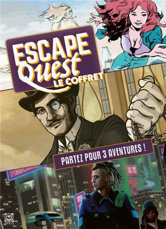 Escape Quest : Coffret en 3 volumes : L'Académie des super héros ; Pour une poignée de NeoDollars ;