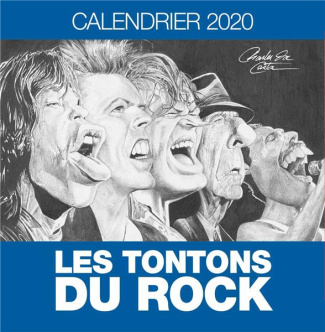 Calendrier Les tontons du rock. Edition 2020