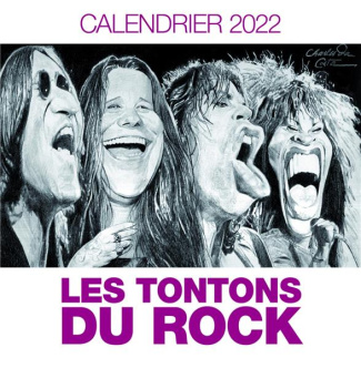 Les tontons du rock. Calendrier, Edition 2022