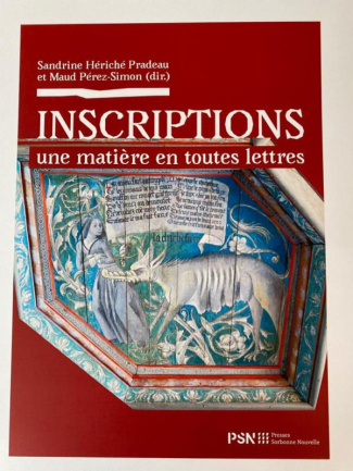 Inscriptions. Une matière en toutes lettres