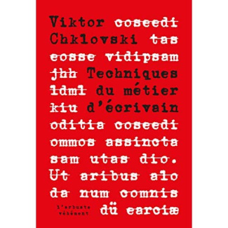 Technique du métier d'écrivain