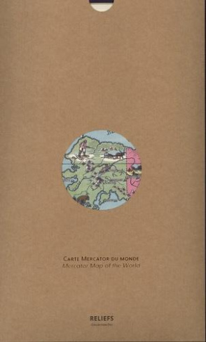 Carte Mercator du monde. 67,6 x 98 cm, Edition bilingue français-anglais