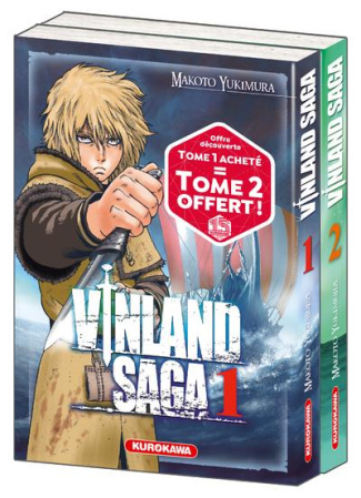 Vinland Saga : Pack en 2 volumes : Tomes 1 et 2. Dont Tome 2 offert