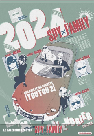 Calendrier Spy x Family : Edition 2024