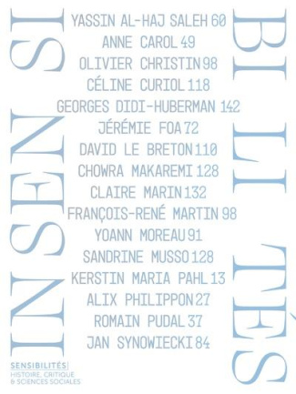 Sensibilités N° 11 : Insensibilités