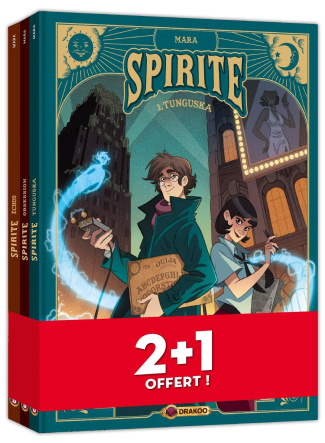 Spirite : Pack en 3 volumes dont 1 tome offert. Tomes 1, Tunguska ; Tome 2, Obsession ; Tome 3, Echo