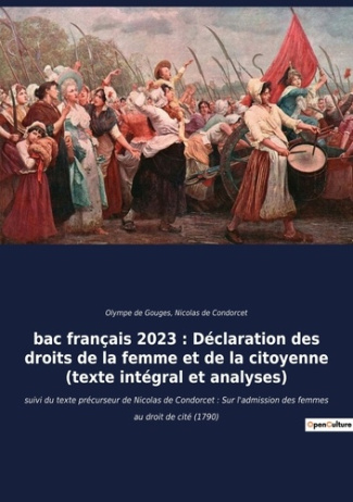 bac français 2023 : Déclaration des droits de la femme et de la citoyenne (texte intégral). L'appel