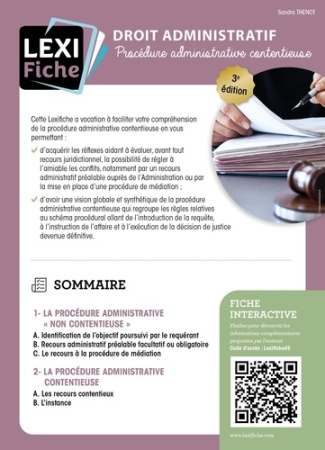 Droit administratif. Procédure administrative contentieuse, 3e édition