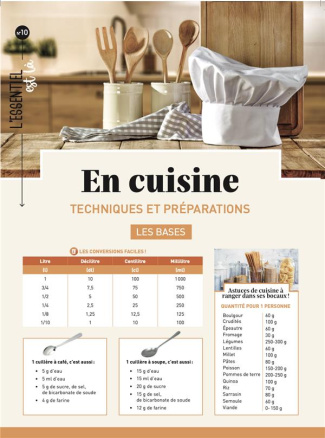 En cuisine. Techniques et préparations