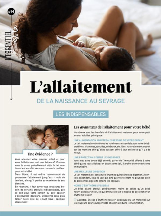 L'allaitement. De la naissance au sevrage