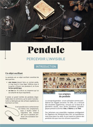 Pendules. Percevoir l'invisible