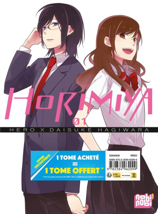 Horimiya - Pack découverte 2 tomes pour le prix de 1 : Tomes 1 et 2
