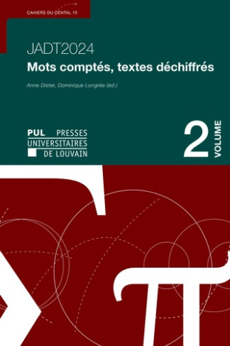 Jadt 2024 mots comptes, textes dechiffres vol. 2