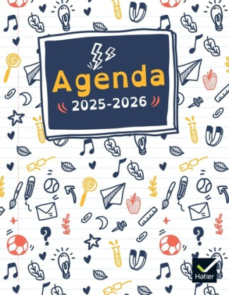Agenda collège. Edition 2025-2026 [ADAPTE AUX DYS