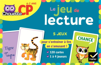 Le jeu de lecture CP. 5 jeux pour s'entraîner à lire en s'amusnt ! 120 cartes