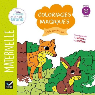 Coloriages magiques les animaux. Maternelle Grande section, Edition 2020
