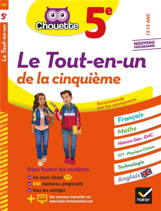 Le tout-en-un de la 5e