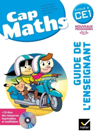 Cap Maths CE1. Guide de l'enseignant, Edition 2016, avec 1 CD-ROM