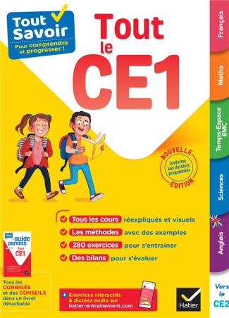 Tout le CE1. Avec le Guide parents détachable