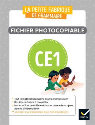 La petite fabrique de grammaire CE1. Fichier photocopiable, Edition 2023