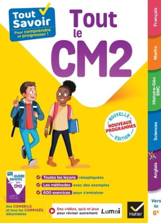 Tout Savoir CM2 - Tout-en-un - Nouveaux Programmes. leçons, méthodes et exercices dans toutes les ma