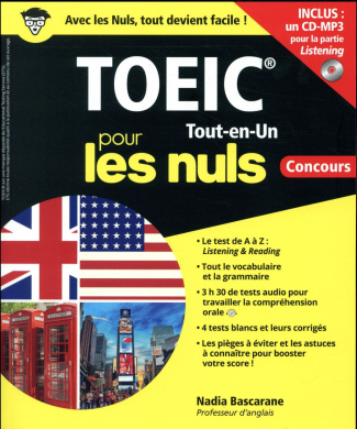 TOEIC pour les nuls. Tout-en-un, avec 1 CD audio MP3