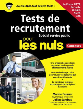 Tests de recrutement. Spécial service public