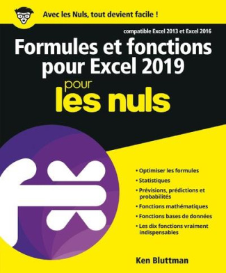 Formules et fonctions pour excel pour les nuls. Edition 2019