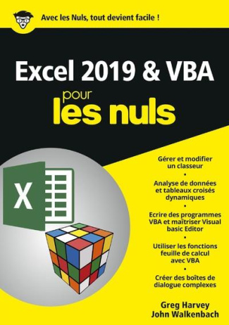 Excel 2019 & VBA pour les nuls                       