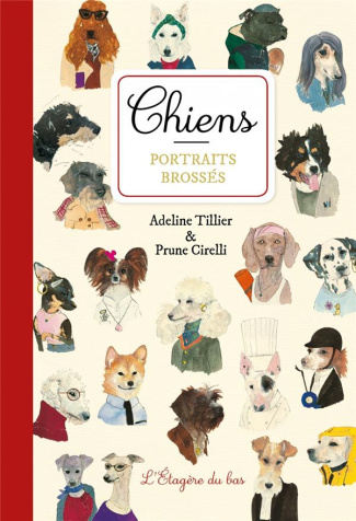 Chiens, portraits brossés