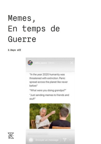 Mêmes, en temps de guerre. 2 Days off, Edition numérotée